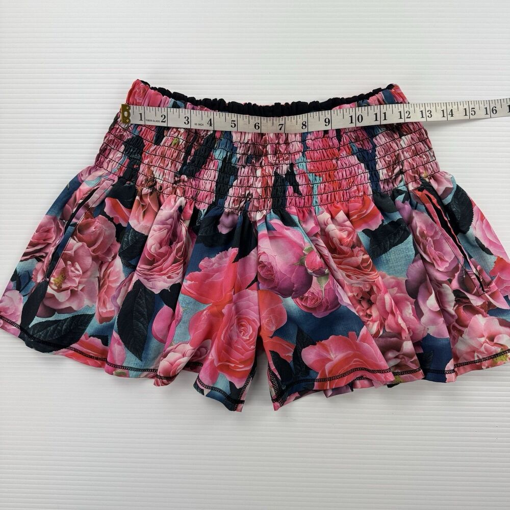 Lululemon Hot Hitter Short Shorts Size 2 Secret Garden Pink Floral Lined - Picture 13 of 14